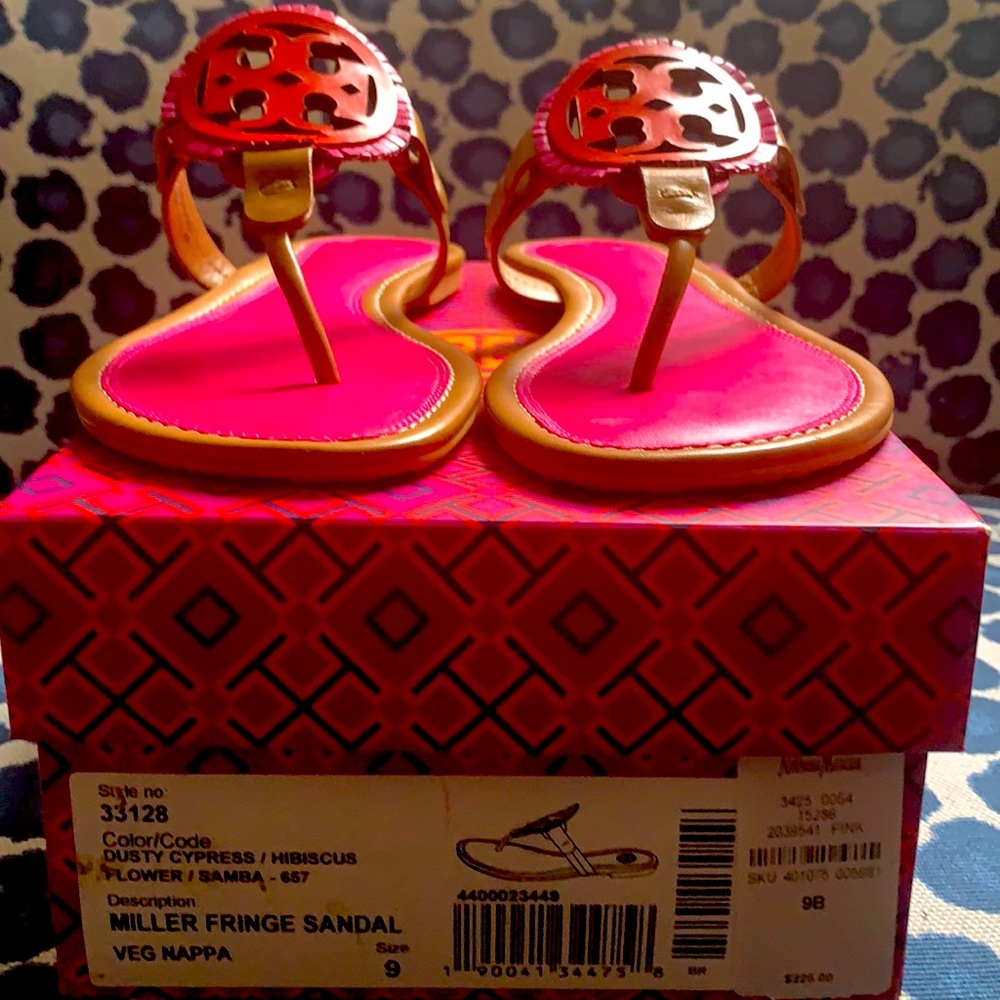 Brand new TB Miller Fringe sandal.